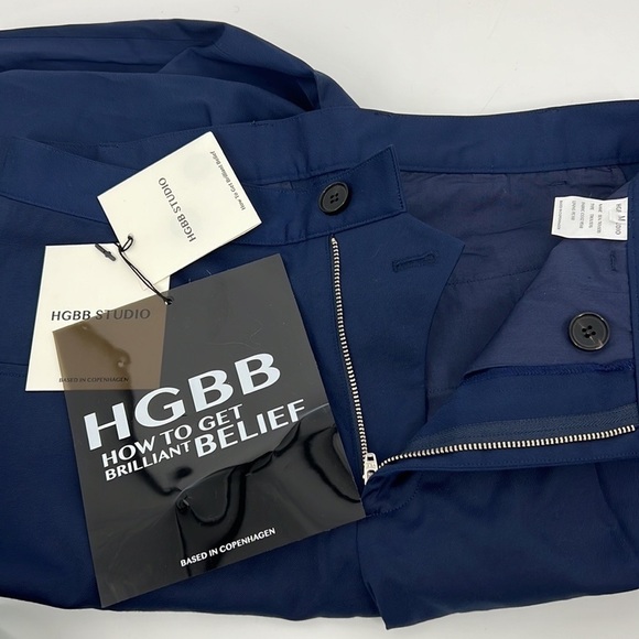 HGBB STUDIO Olmetex Navy Seal Trousers - Water-Repellent Technical Fabric Pants - Picture 9 of 11